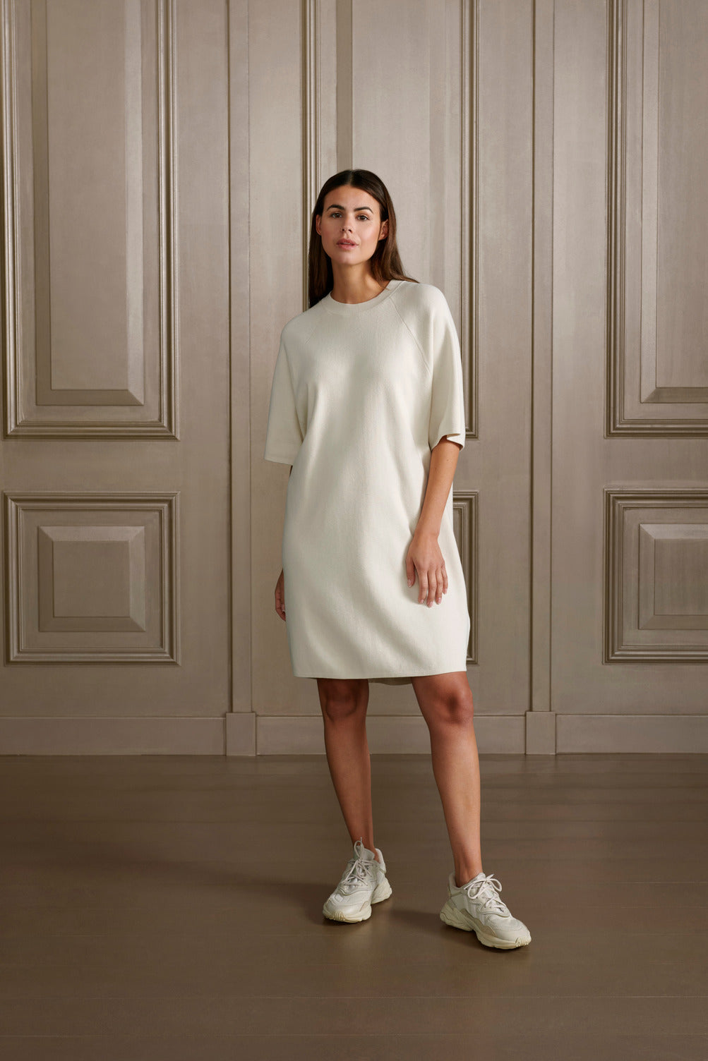 Yaya Knitted T-Shirt Dress